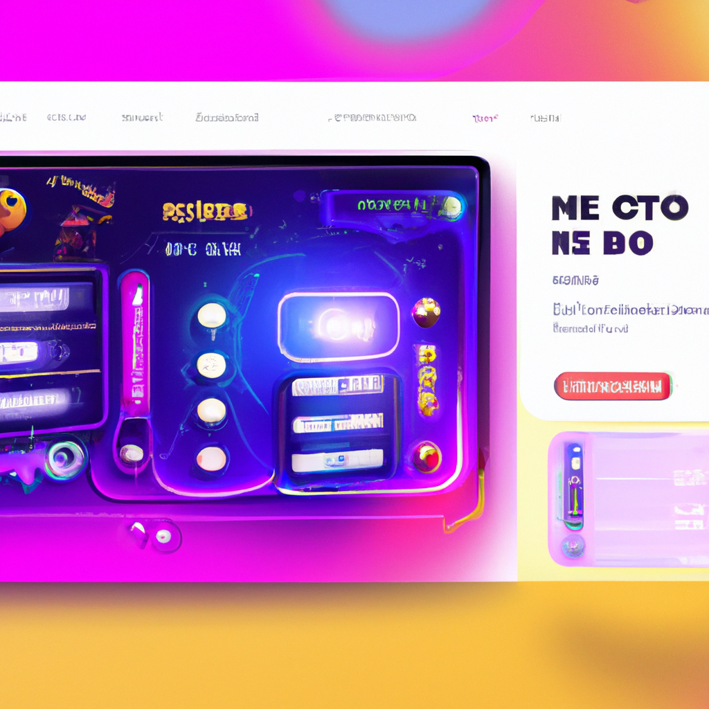 ArcadeForge hero interface screenshot with HUD badges