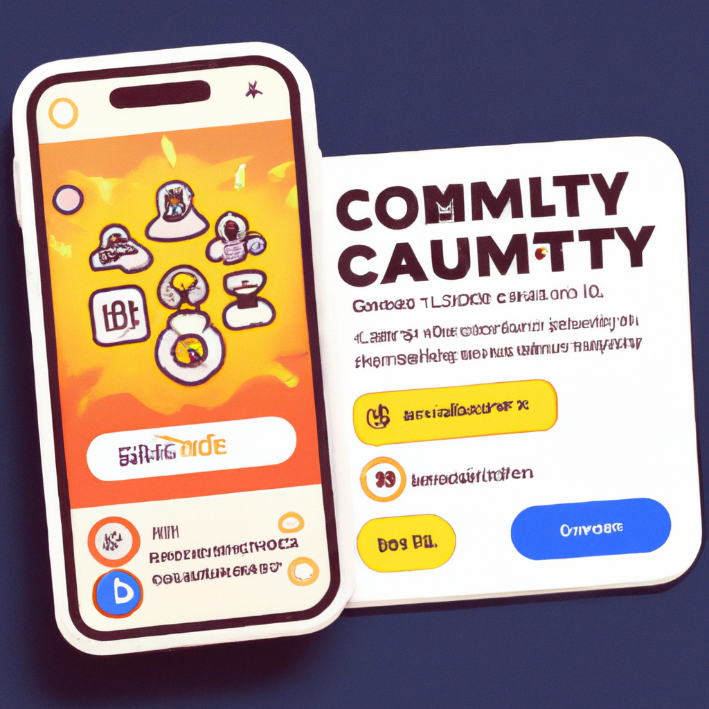 Community event screenshot with leaderboards and badges